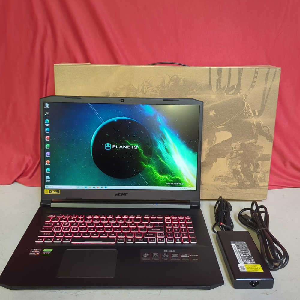 Acer Nitro 5 17.3" Gaming Laptop with AMD Ryzen 5, RTX 3060, 512GB SSD + 1TB HDD, 16GB RAM