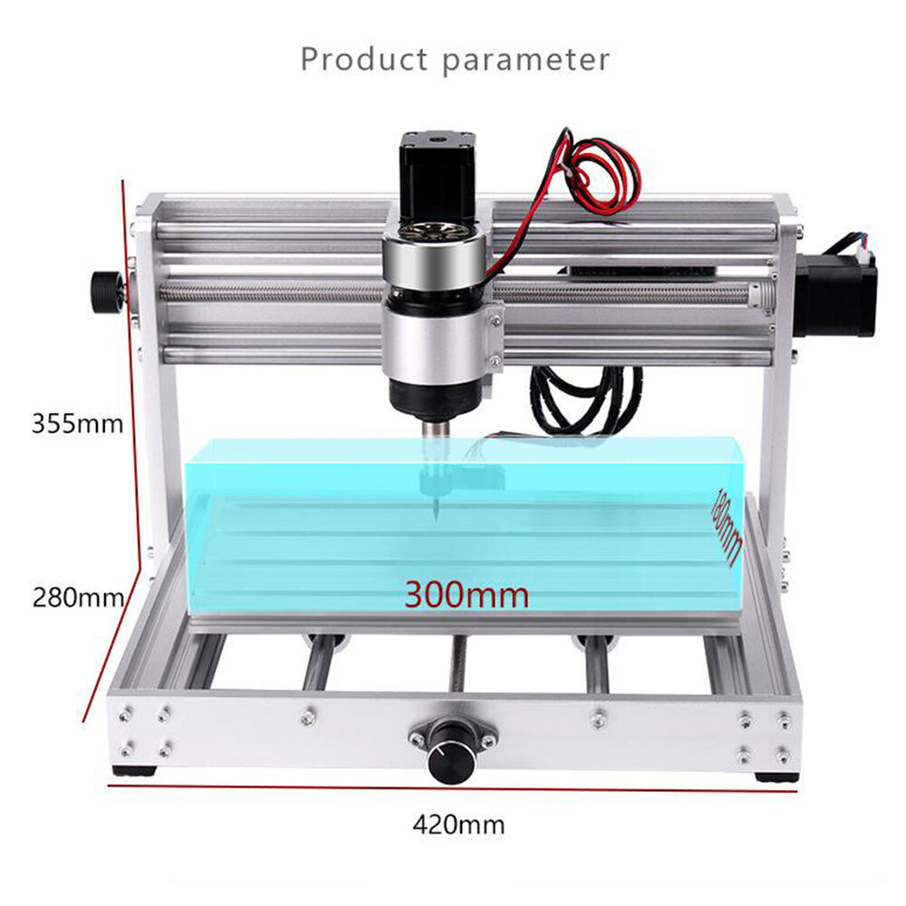 3018 Max CNC Machine Router - Engraving, PCB, Wood Carving DIY Milling Solution