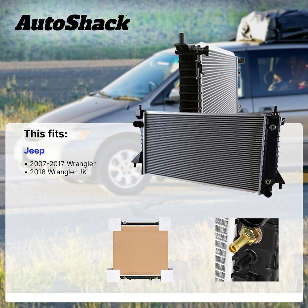 Upgraded Radiator for Jeep Wrangler JK 3.6L/3.8L V6 (2007-2018)