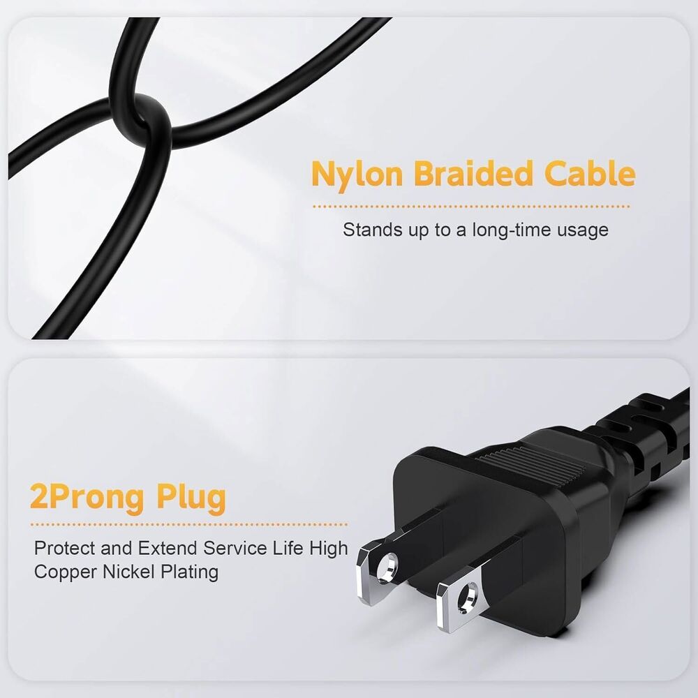 HP 14 Laptop 45W Power Supply Cord
