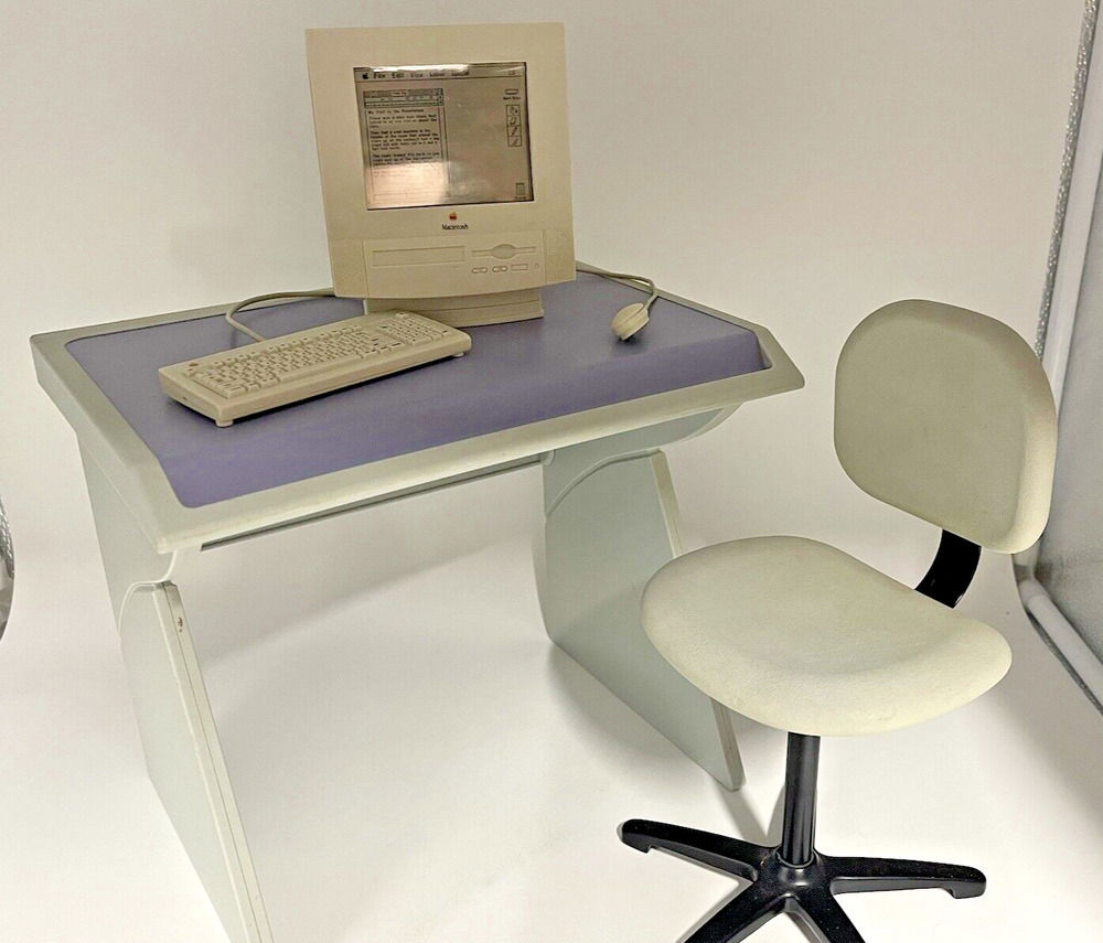 1996 American Girl Mini Macintosh Computer with Desk & Chair Set