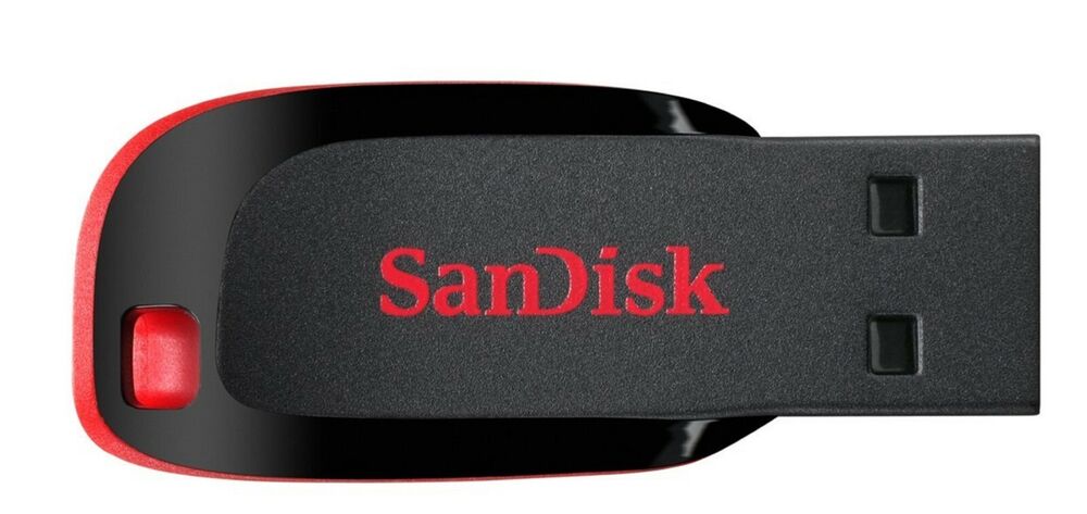 SanDisk Cruzer Blade USB Flash Drives - 8GB to 128GB