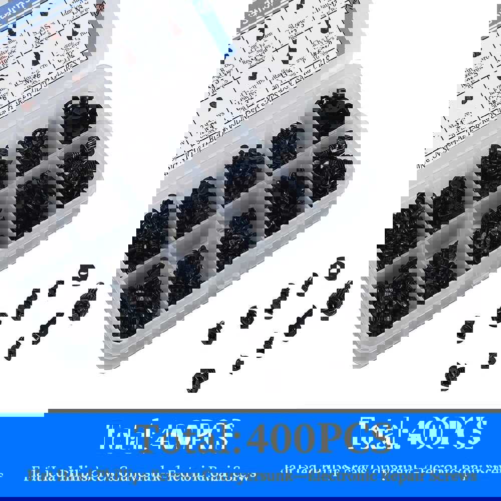 All-Inclusive 400-Piece DIY Computer Building Screw Kit