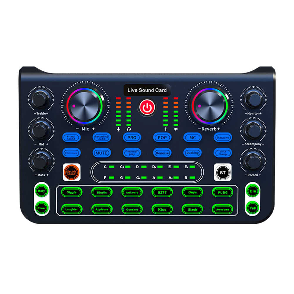 X60 Live Sound Card - Professional Audio Mixer for Enhanced Karaoke & Broadcasting