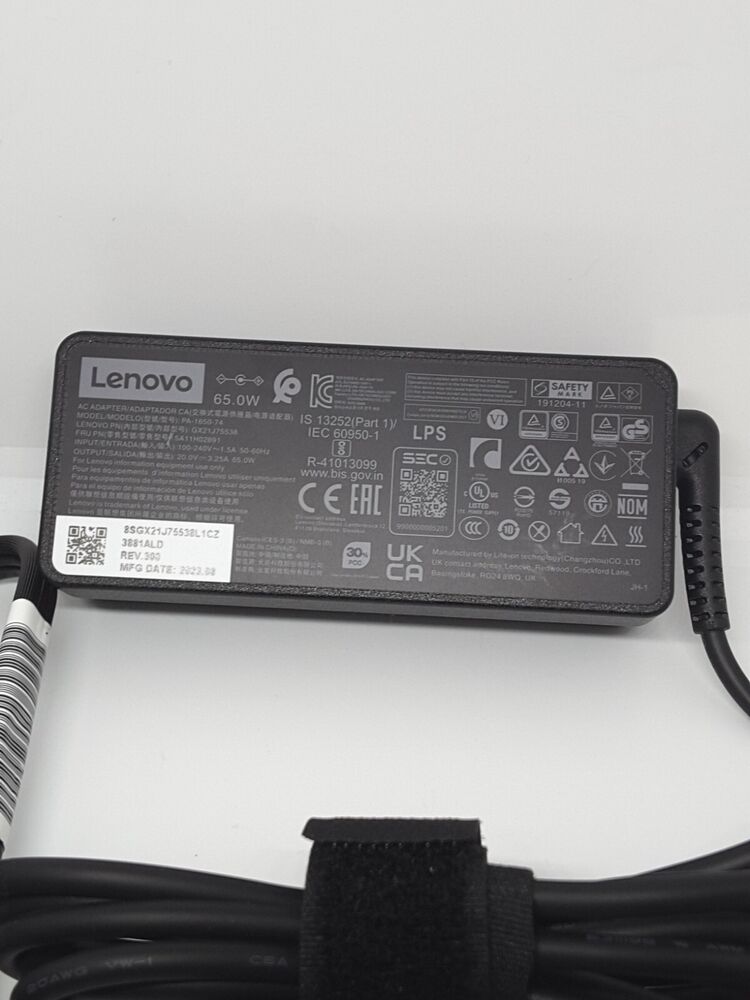 Lenovo PA-1650-74 65W 20V 3.25A Laptop Power Adapter