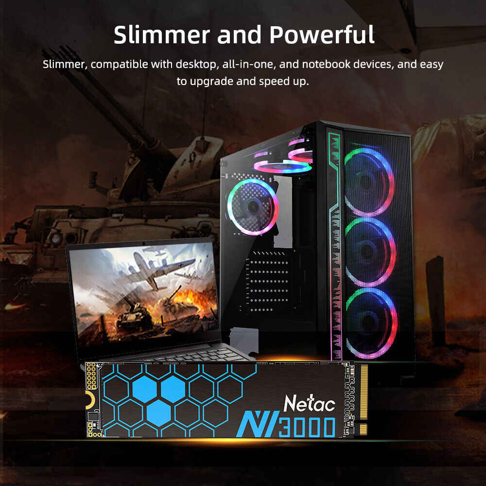 Netac 1TB M.2 NVMe SSD - High-Speed Storage for Enhanced Performance