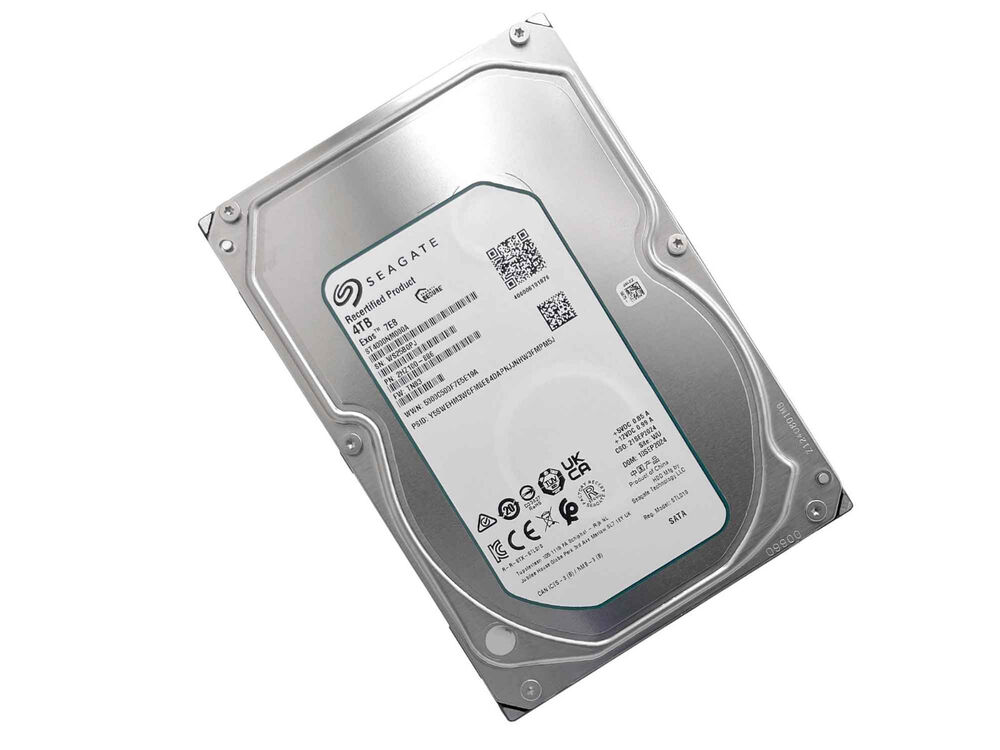 Seagate Exos ST4000NM000A 4TB 7200 RPM SATA 6Gb/s 3.5" Enterprise Hard Drive