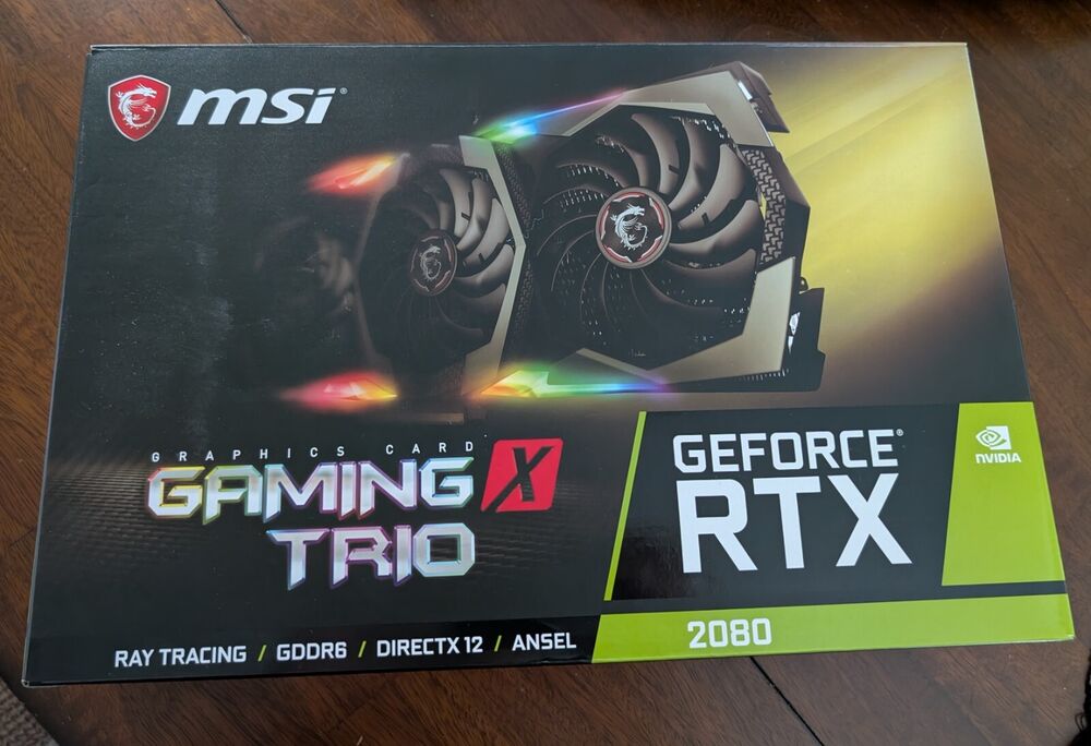 MSI GeForce RTX 2080 Gaming X Trio 8GB GDDR6 Graphics Card