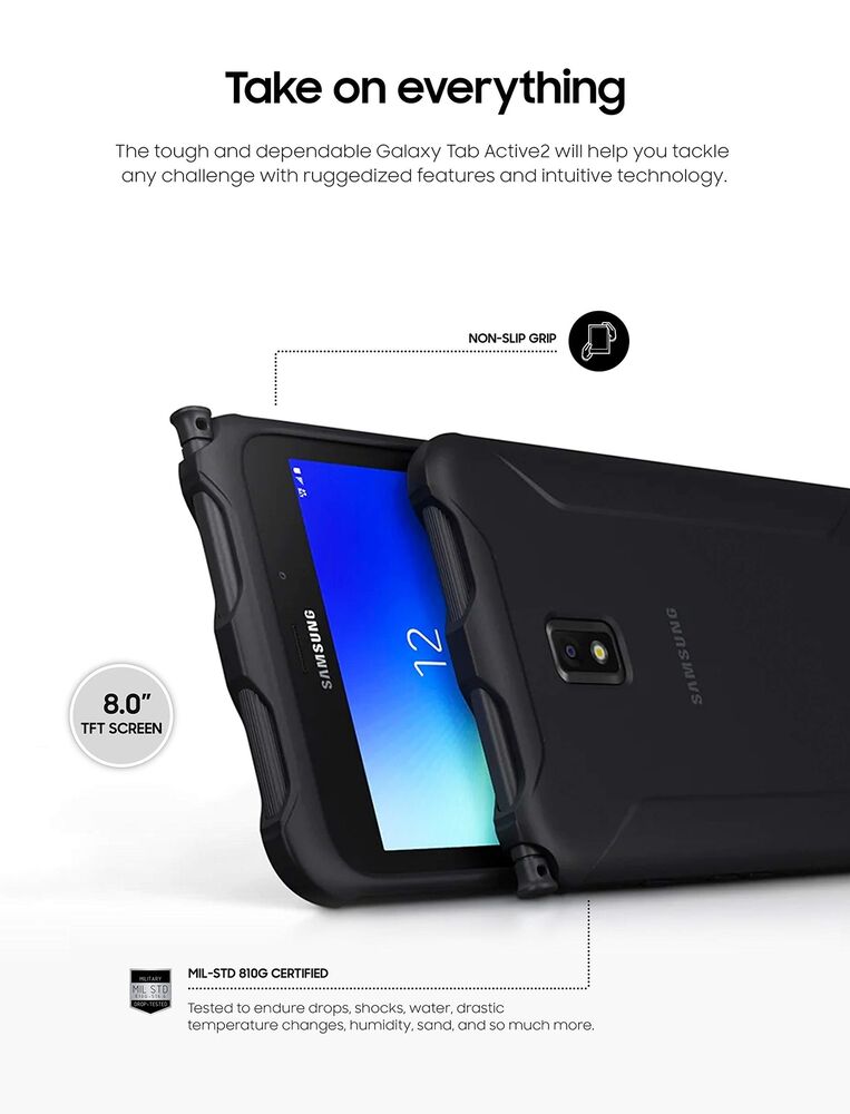 Samsung Galaxy Tab Active 2 8.0" Wi-Fi Tablet - 16GB Storage