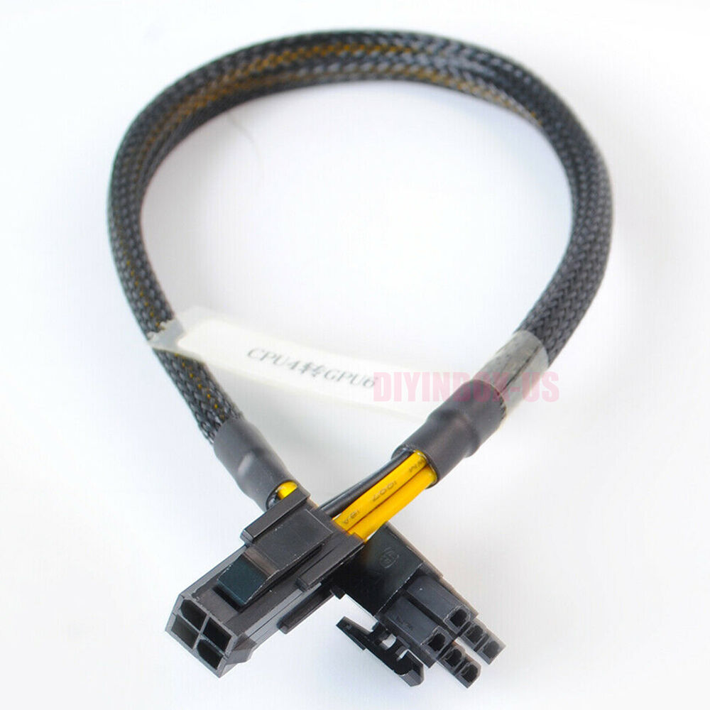 High-Quality Motherboard CPU 4-pin to GPU 6-pin Adapter Cable