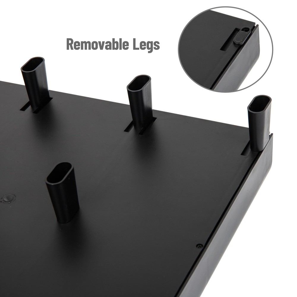 Ergonomic Monitor Stand with Storage Drawer