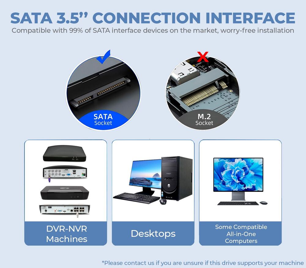 500GB 3.5" SATA HDD - High-Capacity Desktop Hard Drive