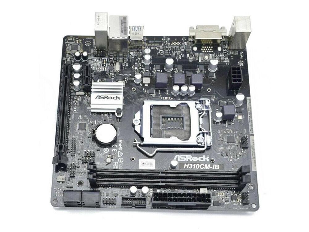 ASRock H310CM-IB Intel LGA 1151 H310 MicroATX Desktop Motherboard