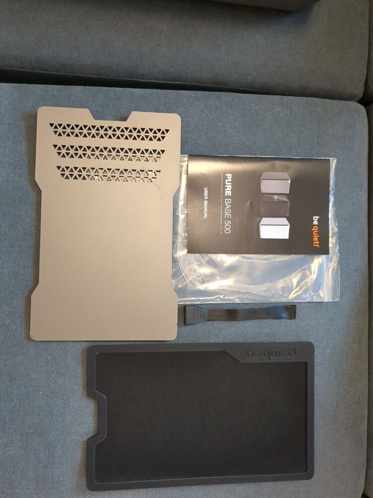 BeQuiet! Pure Base 500 Gray TG Gray ATX Mid Tower Desktop Computer Case