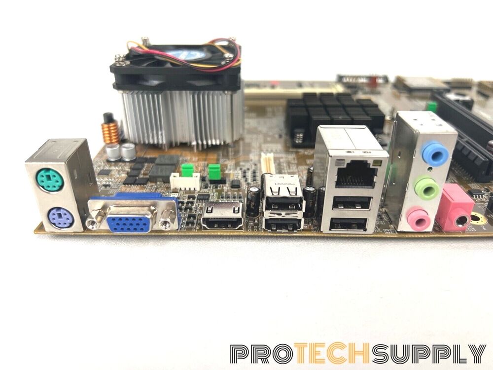 Plotech VT8607A ATX Motherboard with CPU Fan - Reliable Performance