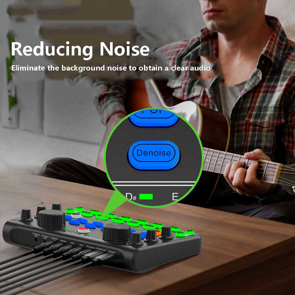 X60 Live Sound Card - Professional Audio Mixer for Enhanced Karaoke & Broadcasting