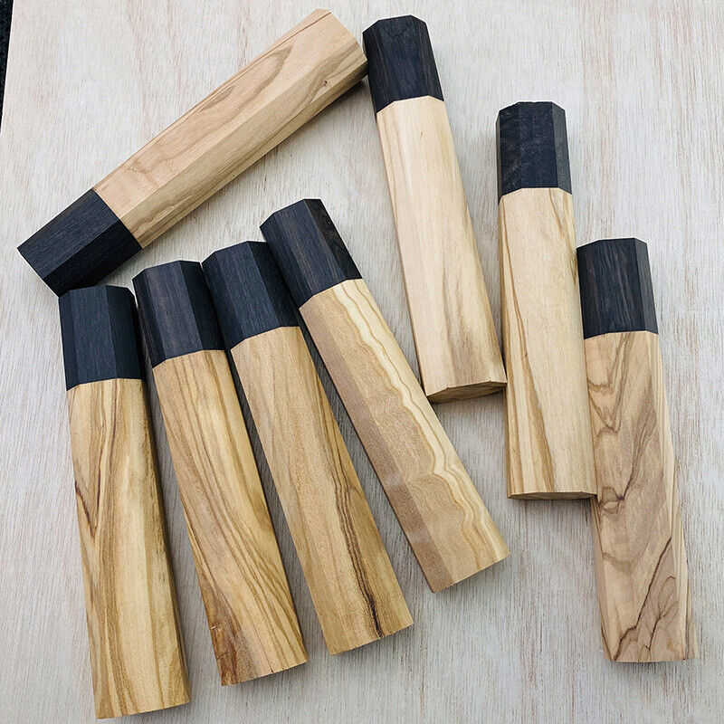 Japanese Chef Knife with Octagonal Olive Wood Handle