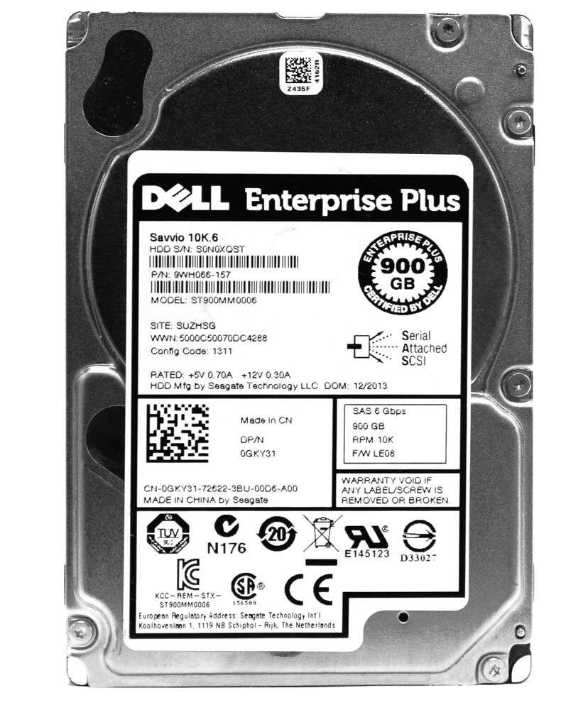 Seagate Dell Savvio 900GB 10K RPM SAS Server Hard Drive