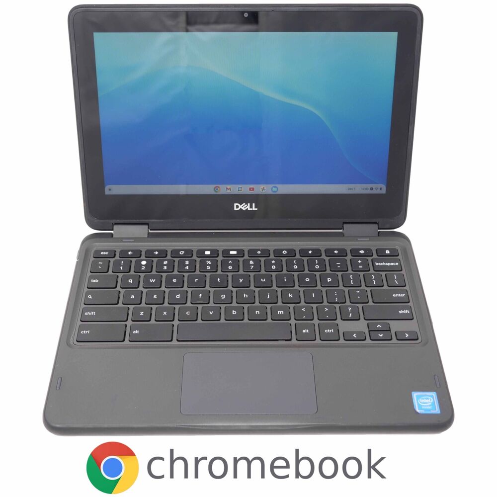 Dell 5190 Chromebook Touchscreen Laptop - 11.6" Celeron, 4GB RAM, 32GB SSD
