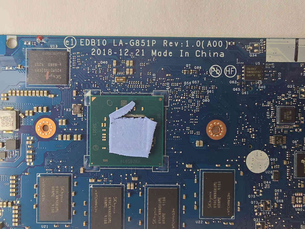 Dell OEM Chromebook 3100 Motherboard with Intel N4000, 16GB RAM