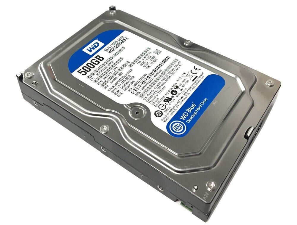 500GB SATA II HDD with Windows 10 Pro Legacy - High-Capacity Storage Solution