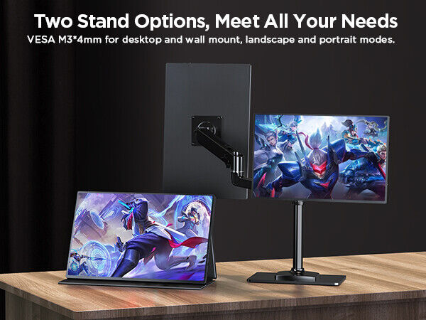 UPERFECT 2K 144Hz Portable Monitor, 16.0" QHD IPS Display
