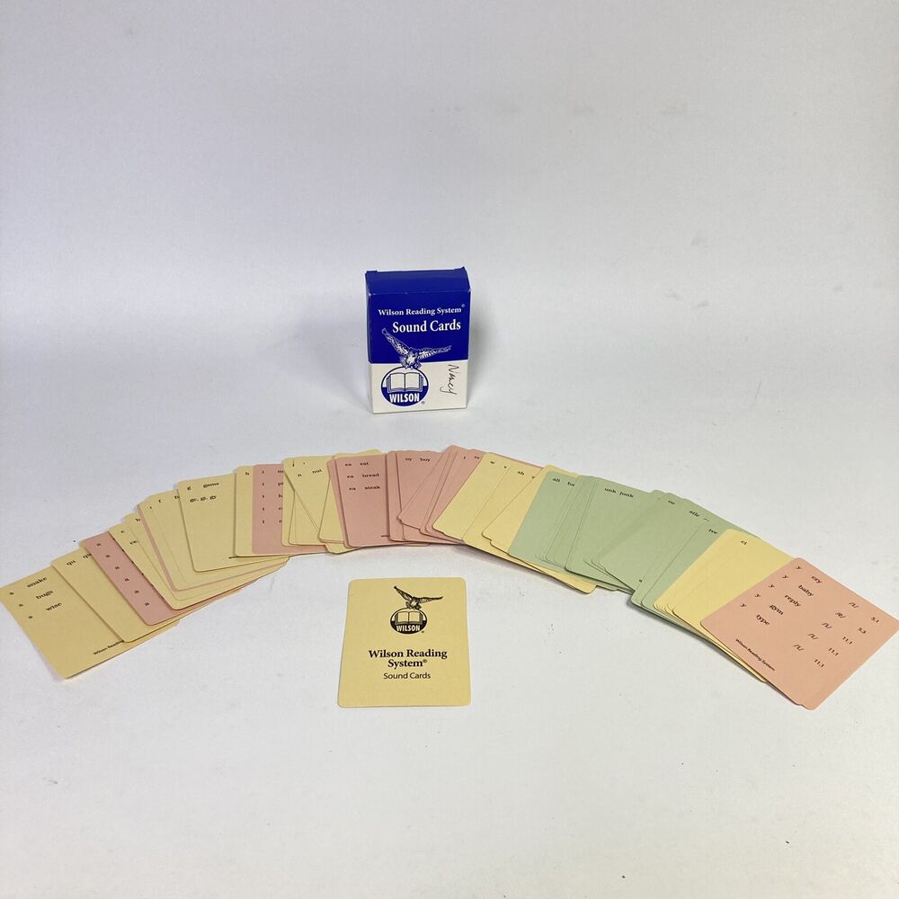 Wilson Reading System Sound Cards - Enhance Your Reading Experience