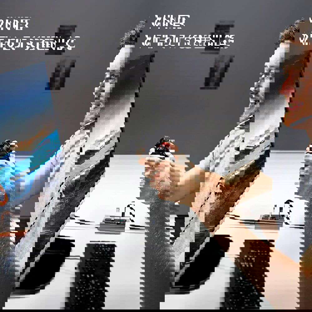 4-Port USB 3.0 Hub Adapter with USB A Ports for MacBook, Android, and PC