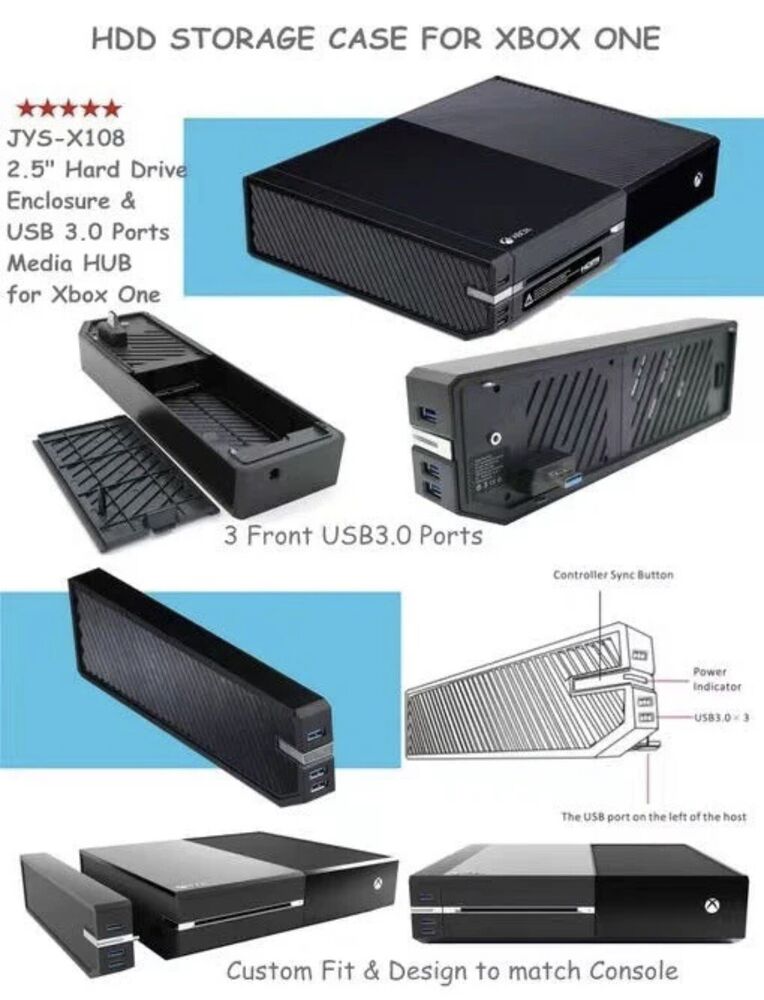 Xbox One USB 3.0 SuperSpeed 3-Port Hub - Brand New