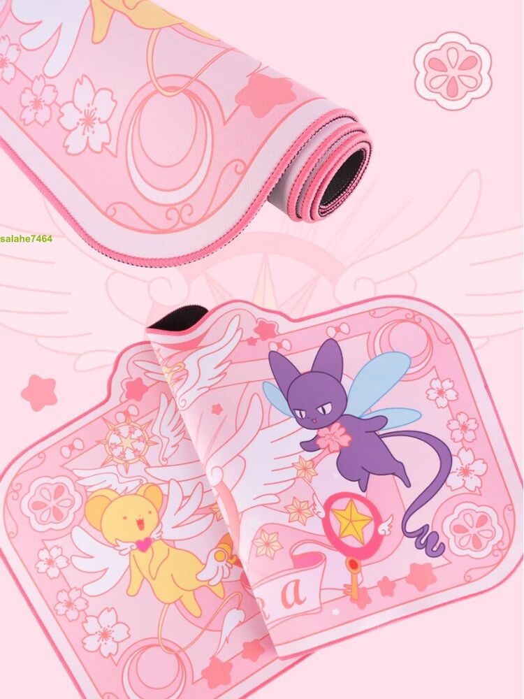 Card Captor Sakura Mouse Pad - Cute Pink Anime Desk Mat for Girls