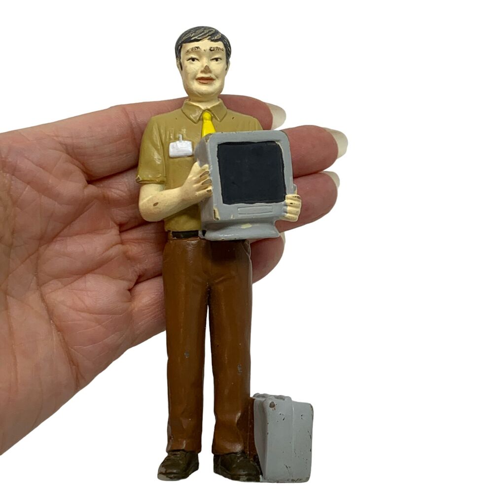Vintage Public Service Worker Action Figures Set