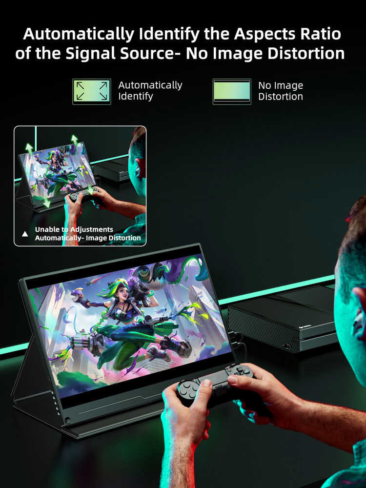 16.0" Portable QHD Monitor with USB-C and HDMI Connectivity
