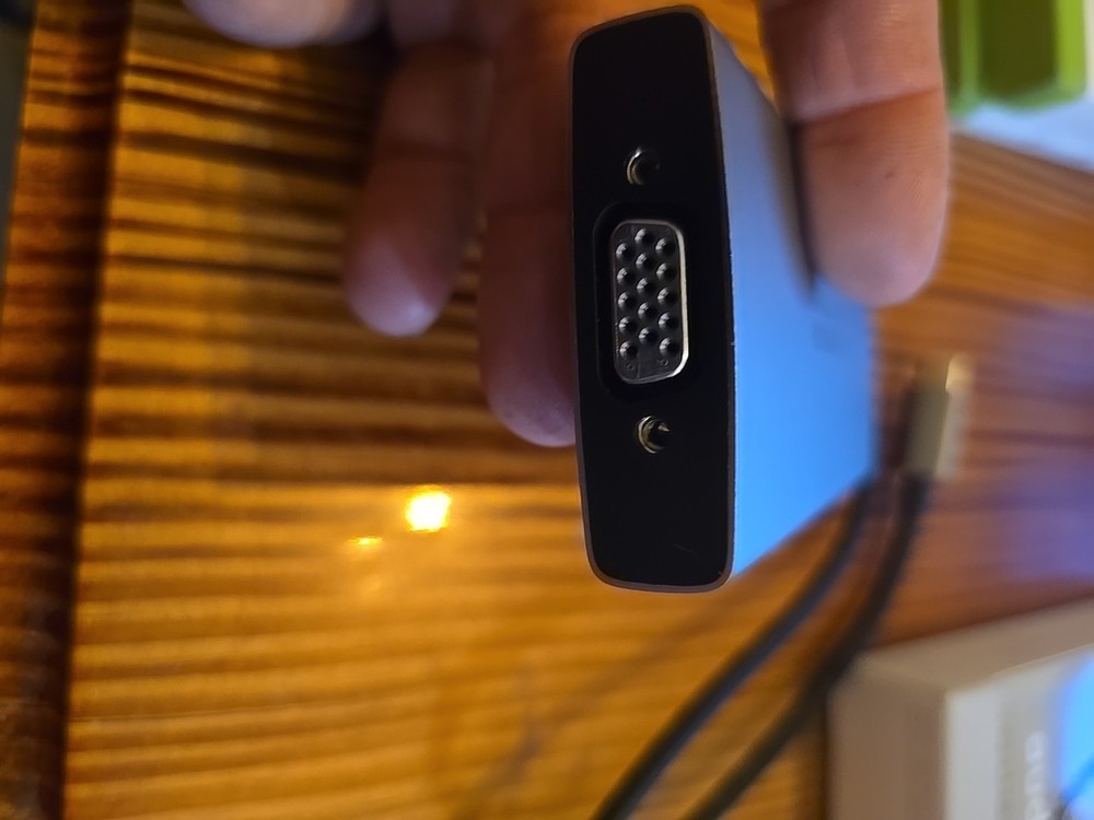 8-in-1 USB-C Hub with HDMI, DP, USB 2.0, VGA, and PD