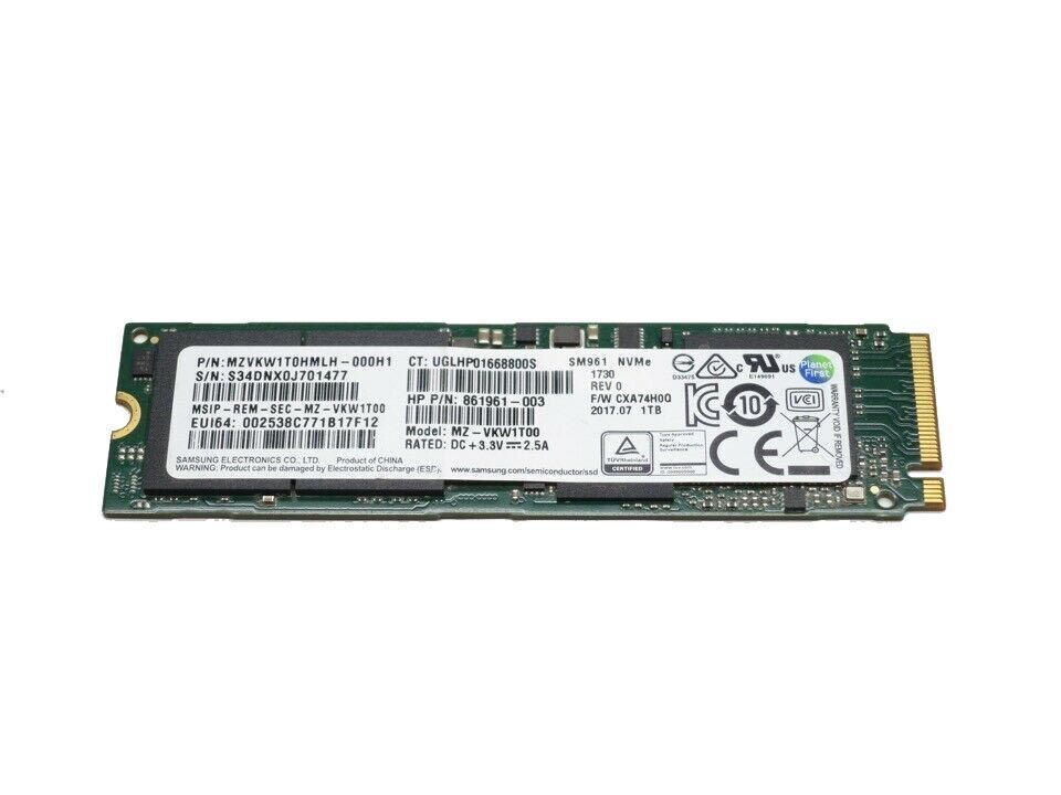 High-Speed M.2 NVMe SSD with Windows 10/11 Pre-Installed