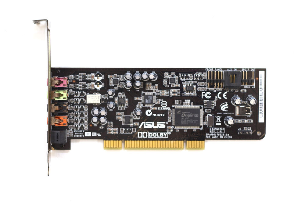 ASUS Xonar DG Gaming Series GX 2.5 Amp PCI 5.1 Audio Card