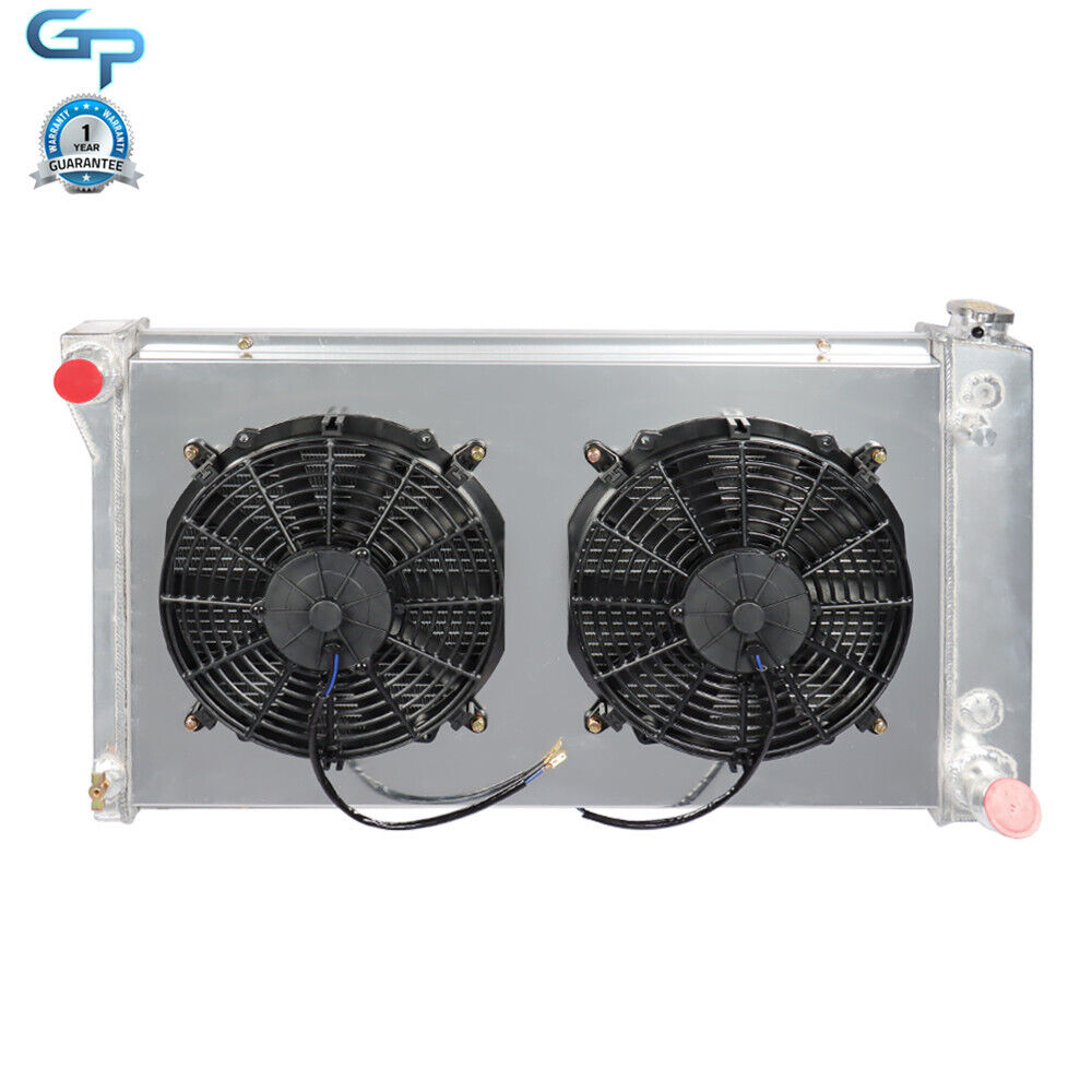 Upgraded 3-Row Radiator with Shroud Fan for 1967-72 Chevy/GMC C/K Series Pickups