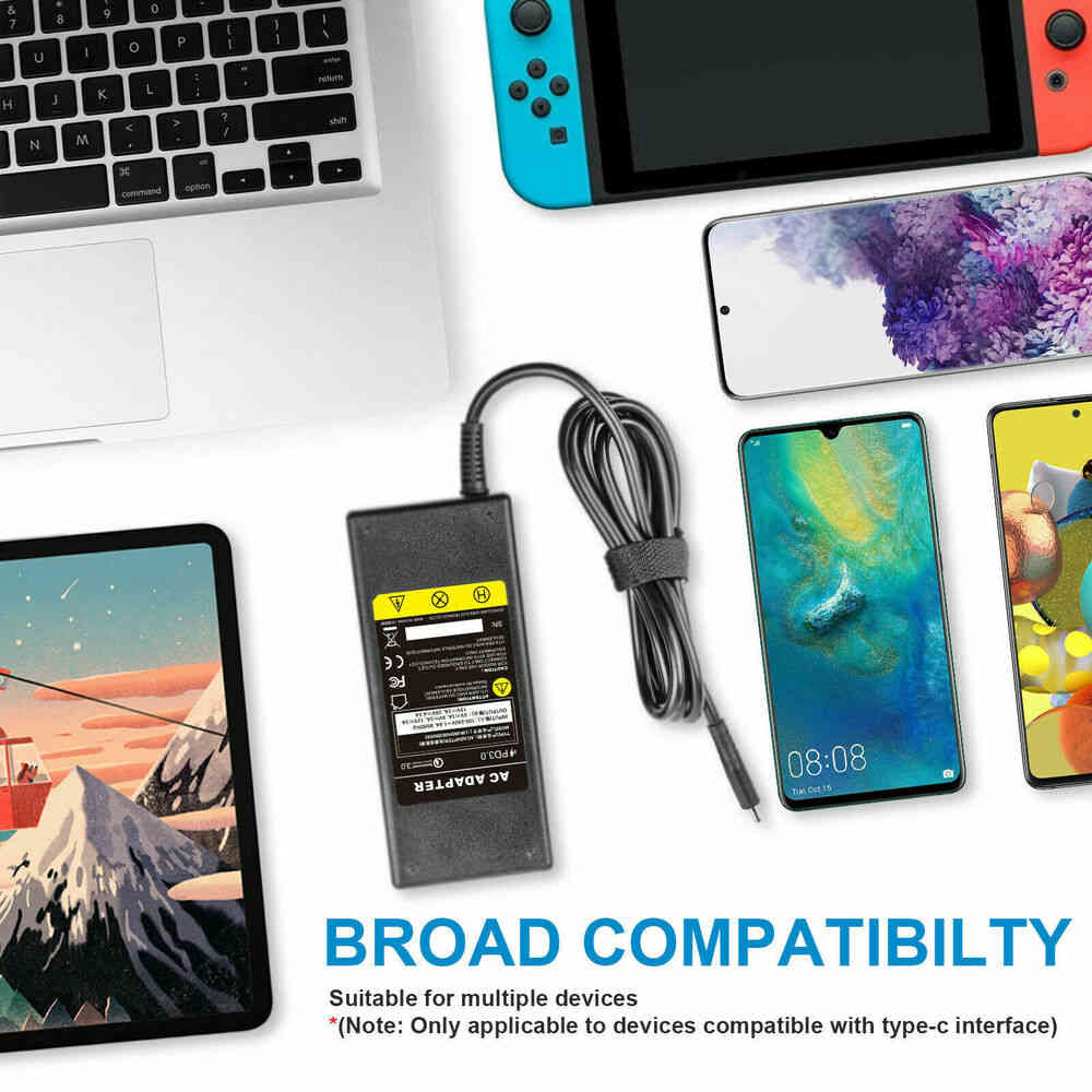Universal USB C Power Charger for Laptops