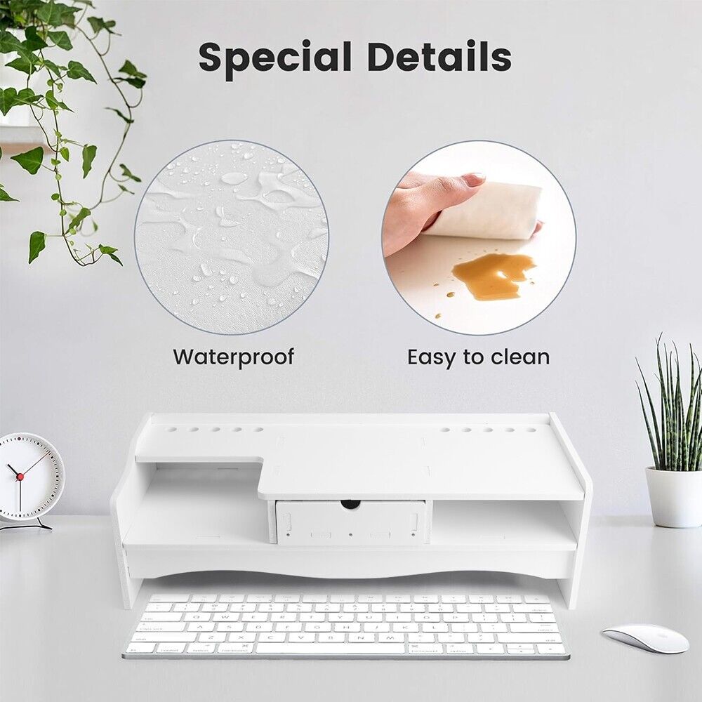 Ergonomic Adjustable Monitor Stand for Enhanced Workspace Efficiency