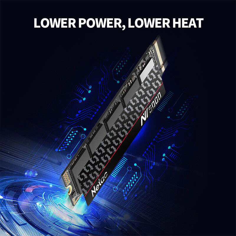 Netac High-Speed M.2 2280 NVMe SSD - 2TB, 1TB, 500GB Options