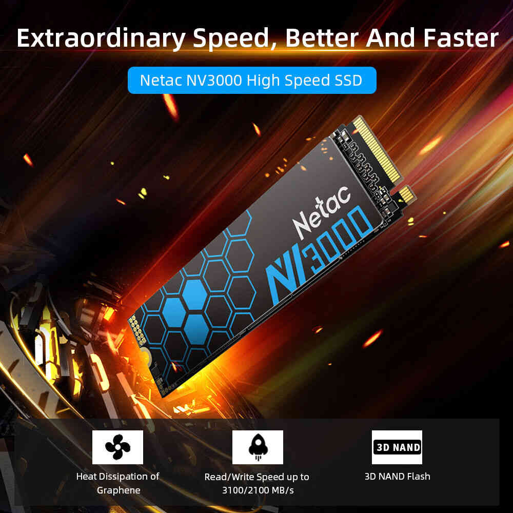 Netac 1TB M.2 NVMe SSD - High-Speed Storage for Enhanced Performance