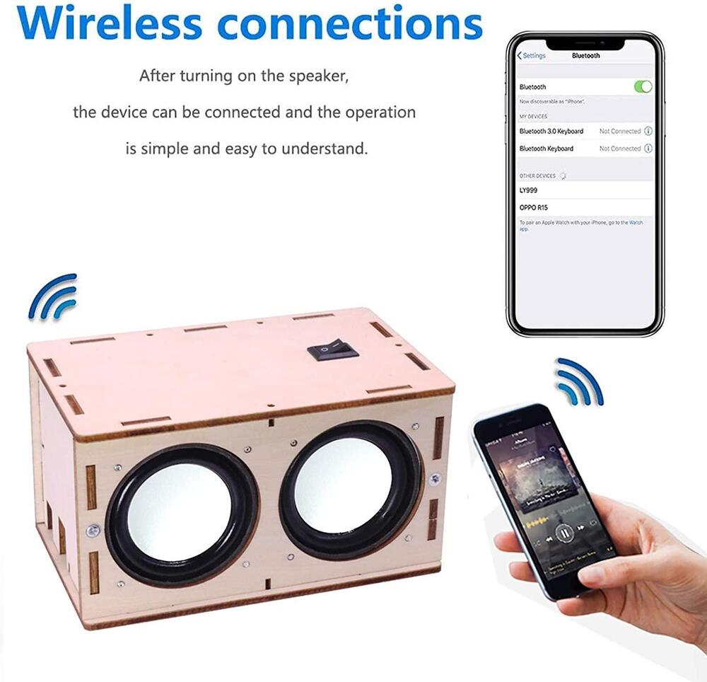 DIY Bluetooth Speaker Kit - Portable Sound Amplifier