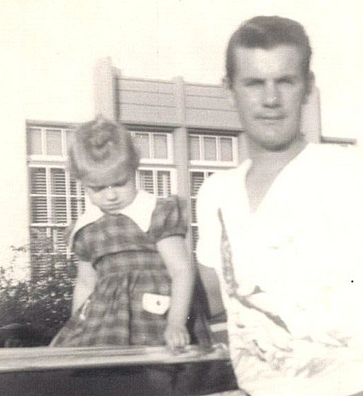 Vintage Family Photo with Classic Car