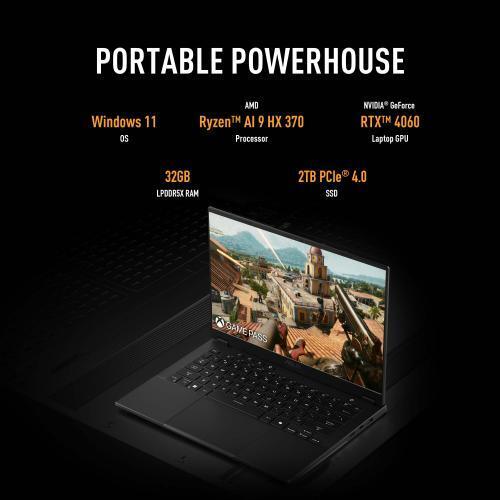 ASUS TUF A14 14" WQXGA 165Hz Gaming Laptop with R9-HX370, 32GB RAM, 2TB SSD, RTX 4060