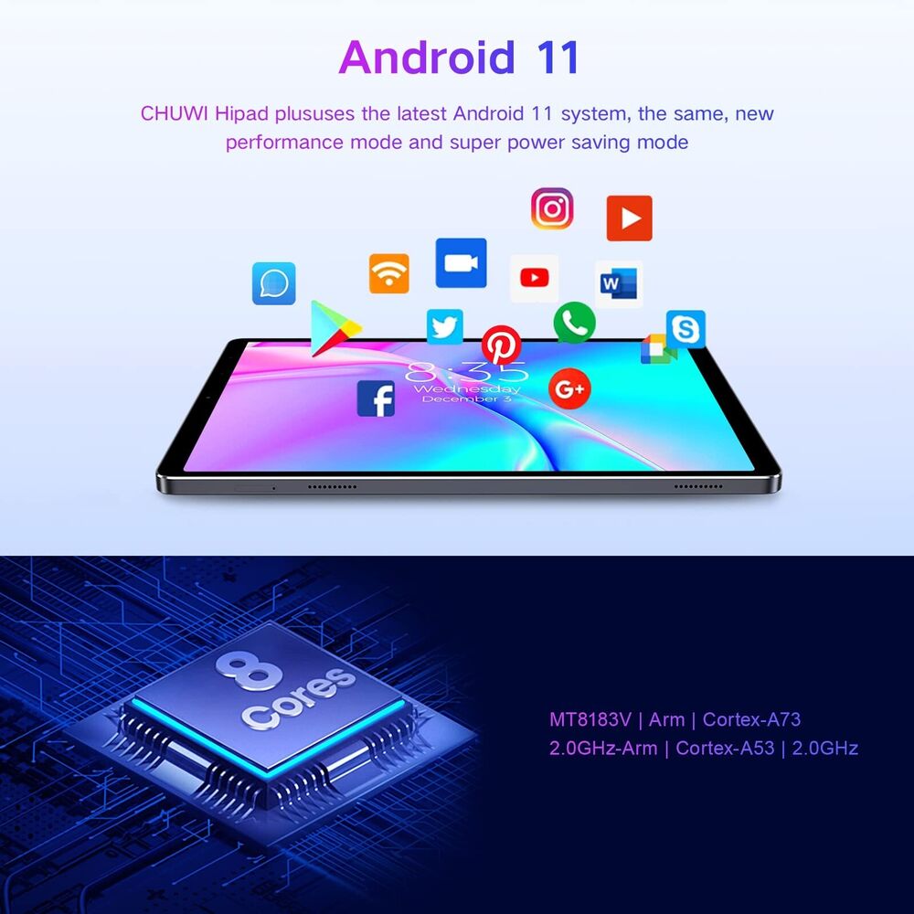CHUWI Hipad Plus 11 Inch Android Tablet PC with Keyboard