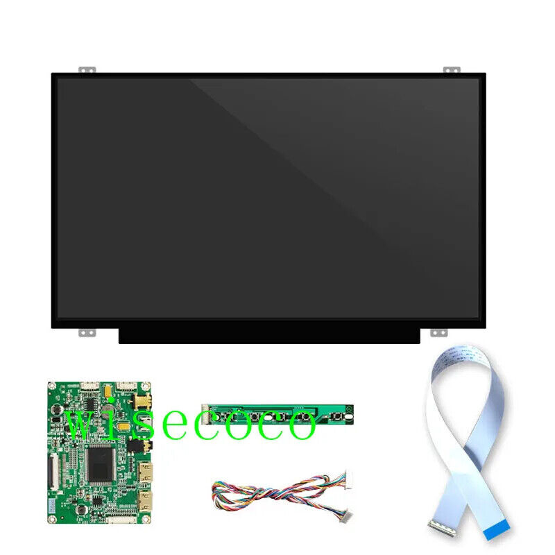 14" 1920x1080 FHD LCD Display with HDMI Driver Board - DIY Kit