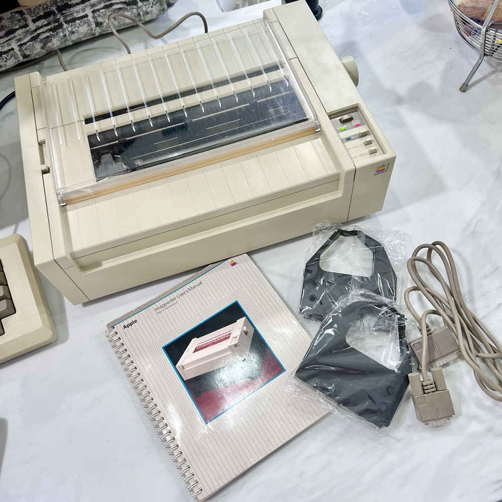 Vintage Apple Macintosh 512K Computer with Accessories