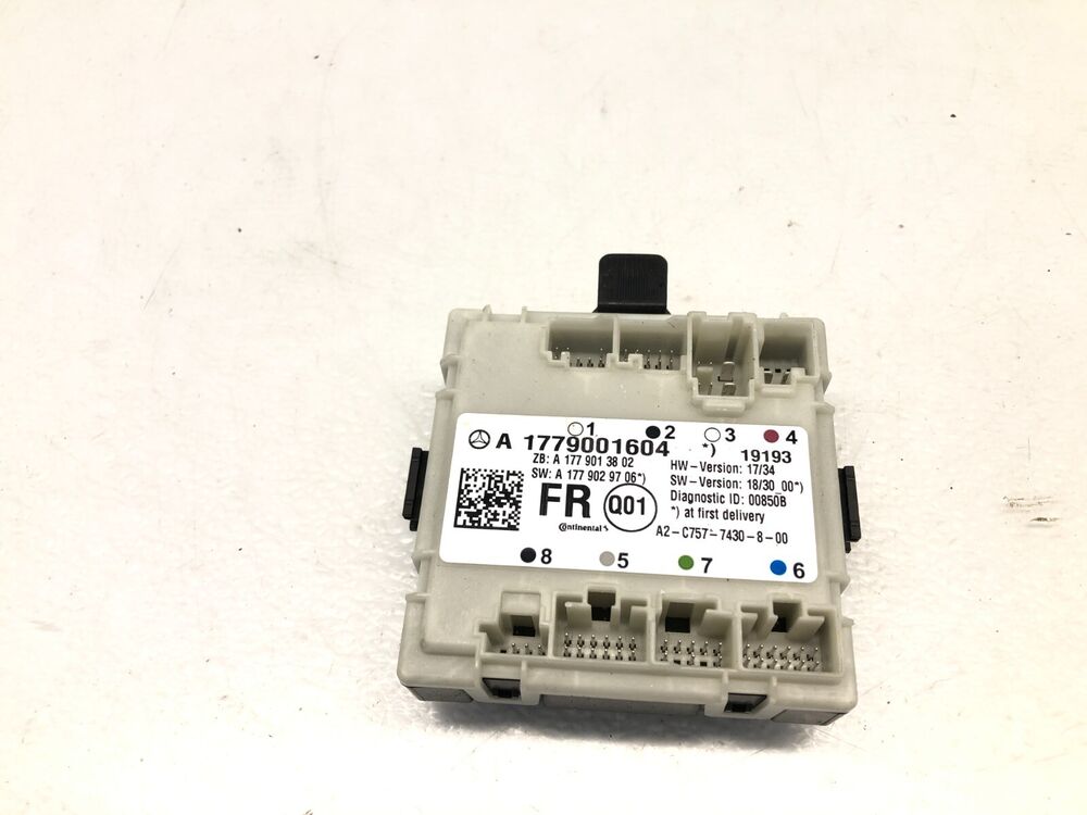 2019-2022 Mercedes A220 V177 Right Passenger Front Door Control Module OEM