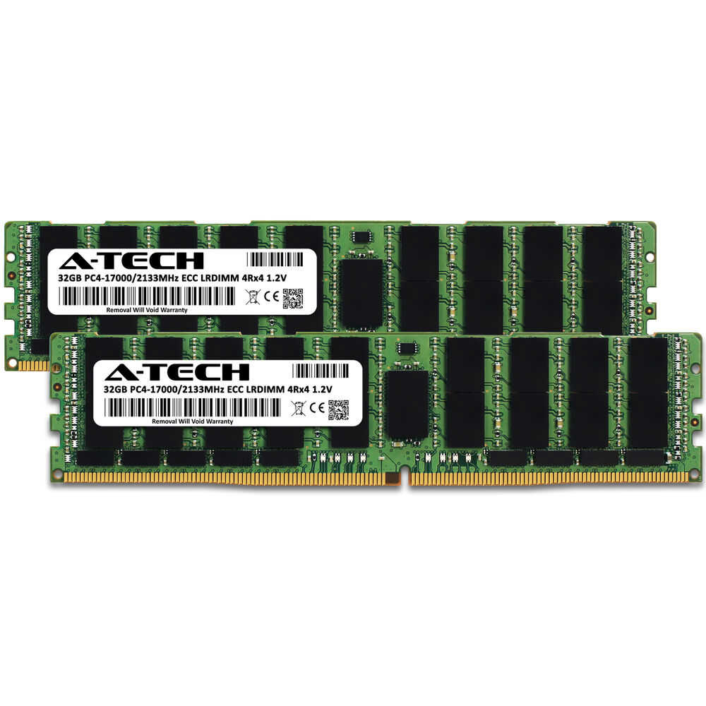 A-Tech 64GB DDR4 ECC LRDIMM Server Memory RAM