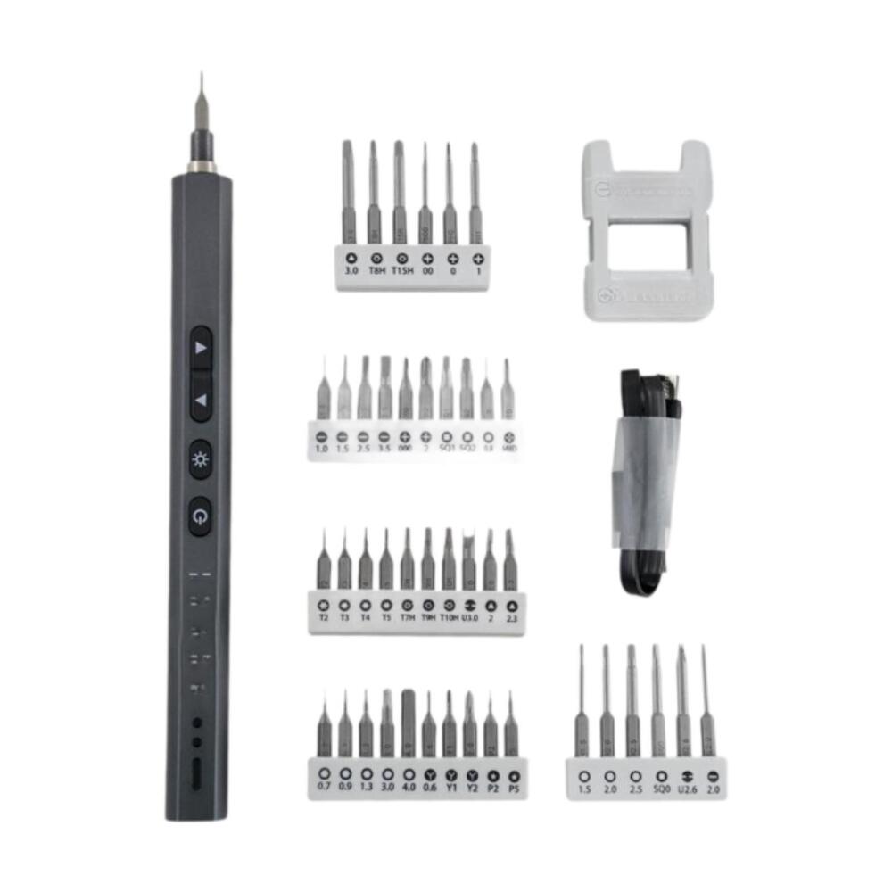 Compact Electric Screwdriver Kit for PC Building and DIY Projects