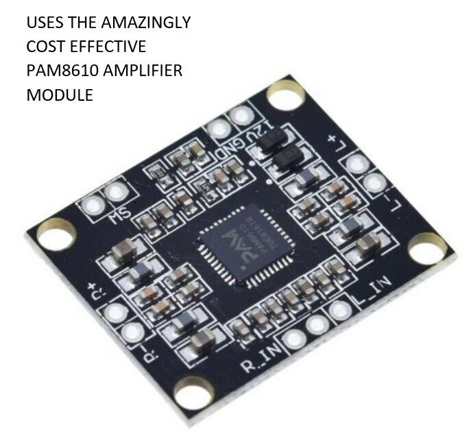 KMTech 7.1 Channel Power Amplifier 8x15W for PC Tower Computers DIY